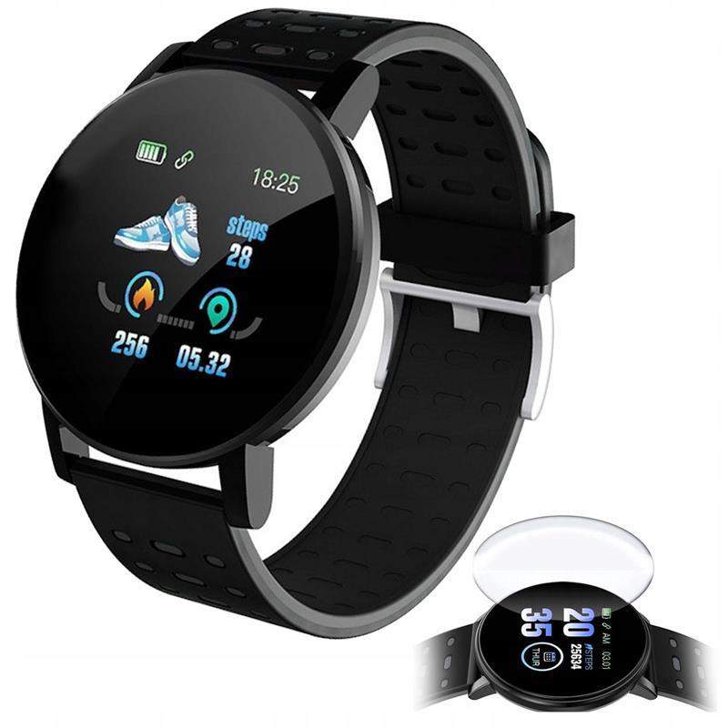 119s Plus Smartwatch - Schwarz