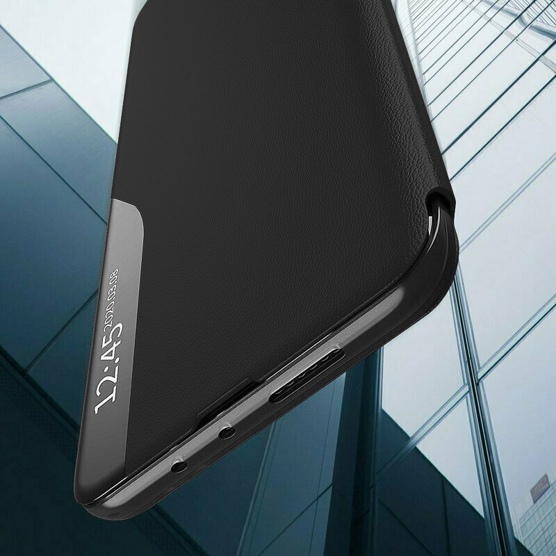 Elegante View Case Book Hülle für Xiaomi Redmi Note 13 - Schwarz