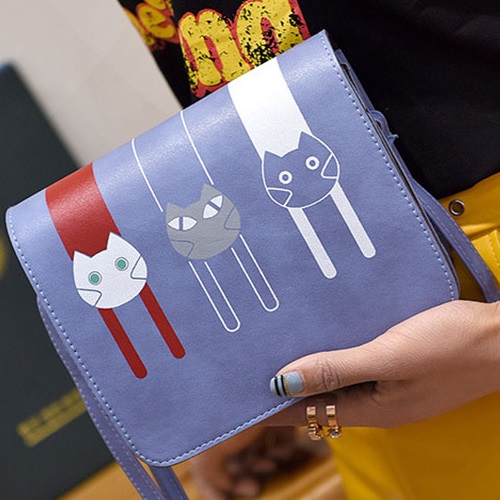 Handtasche Kätzchen - Blau