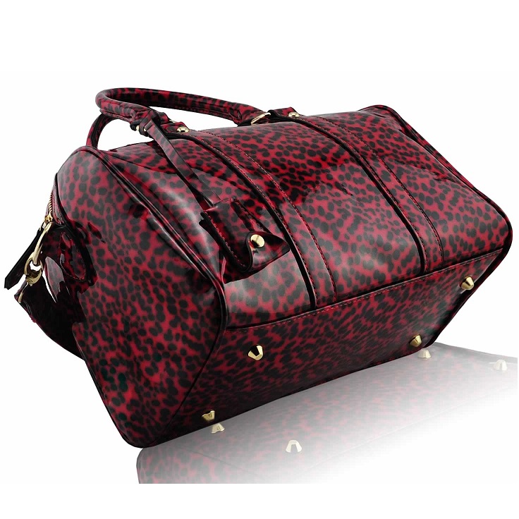 Handtasche LE-4595 - Grün/Schwarz