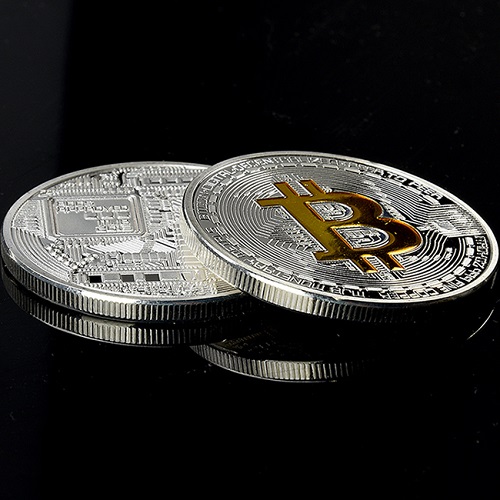 Münze Bitcoin - Golden