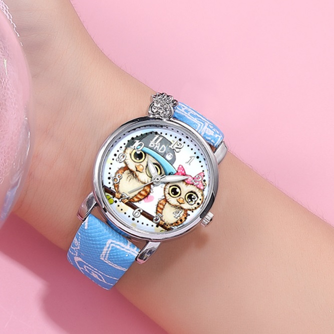 Owl Kinderuhr - Weiß