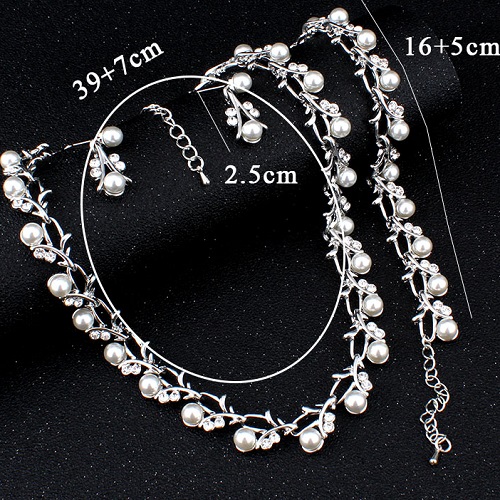 Set PE-3057 - Silber/Weiß