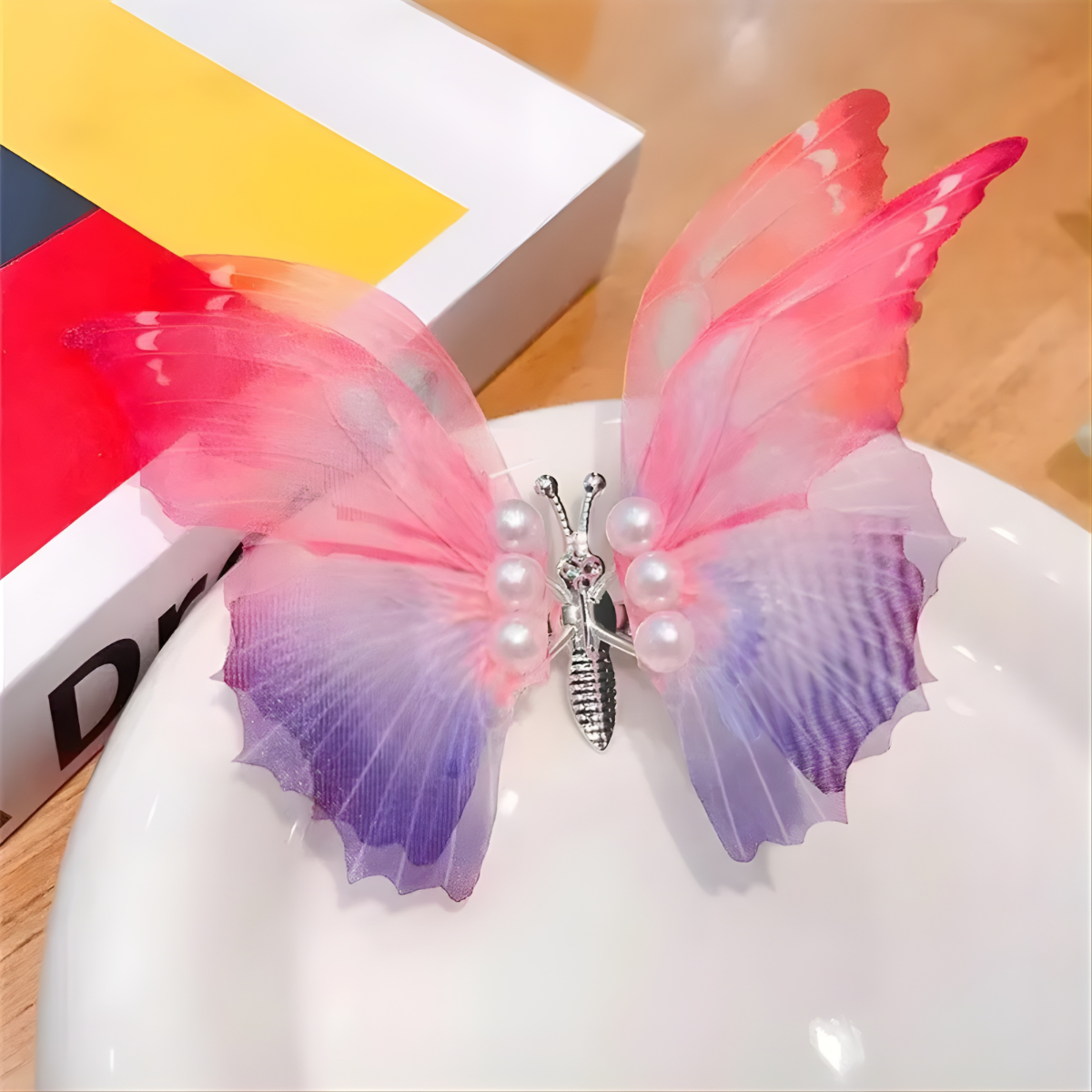 Haarspange Schmetterling-38855 - Blau