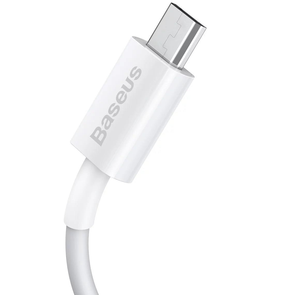 Baseus Superior Schnellladekabel MicroUSB 2A - 2m - Weiß