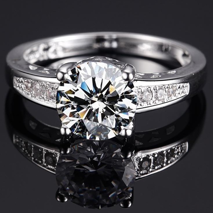 Ring CO-1220 - Silber/Rot/62mm