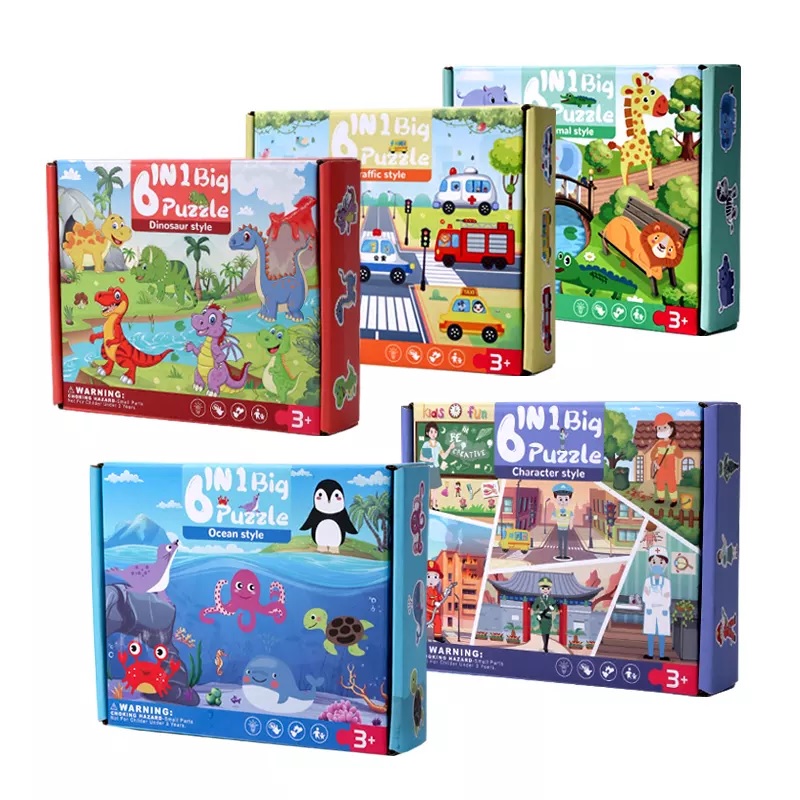 Kinder-Holzpuzzle - Traffic