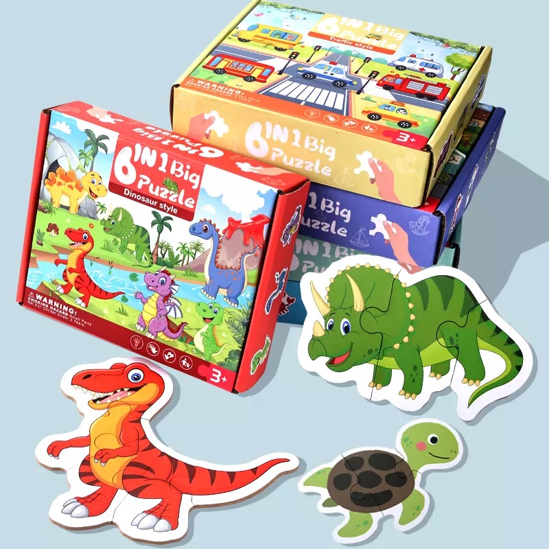 Kinder-Holzpuzzle - Traffic