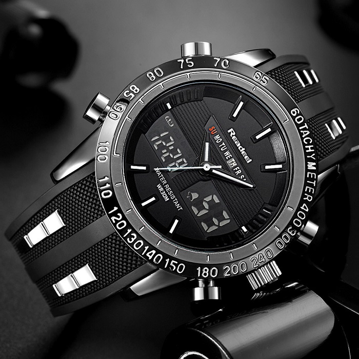Uhr AR-4094 - Schwarz/Grau