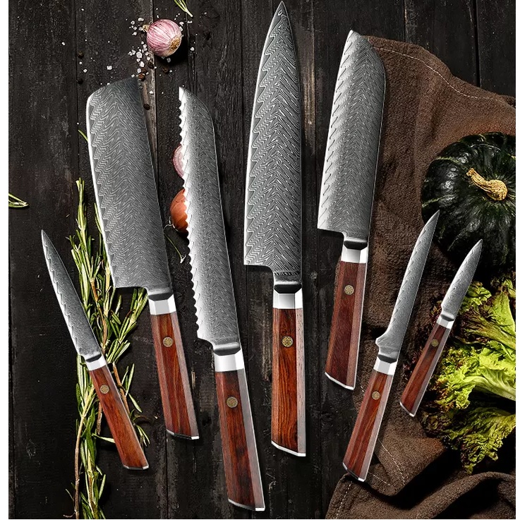 IW-20172  Damast Küchenmesser - Paring