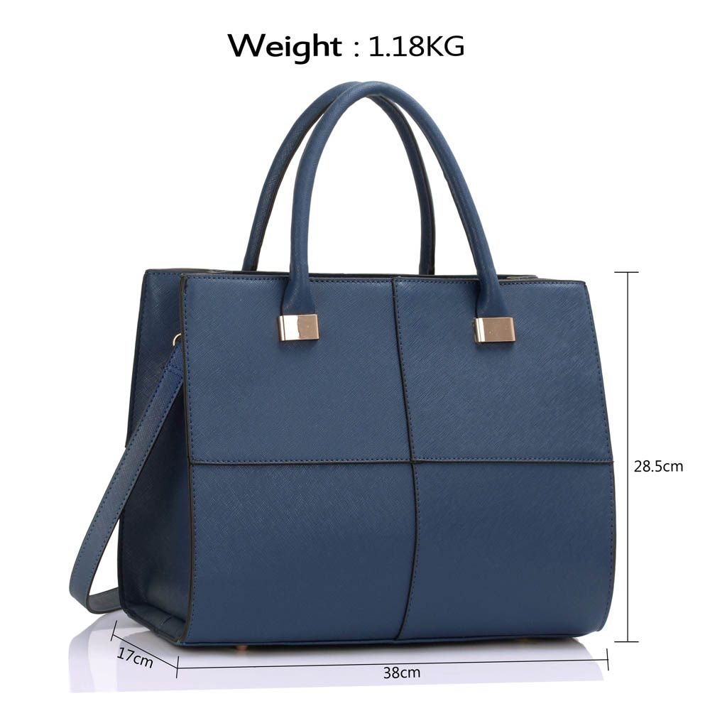 Handtasche TA-4597 - Schwarz/Rot