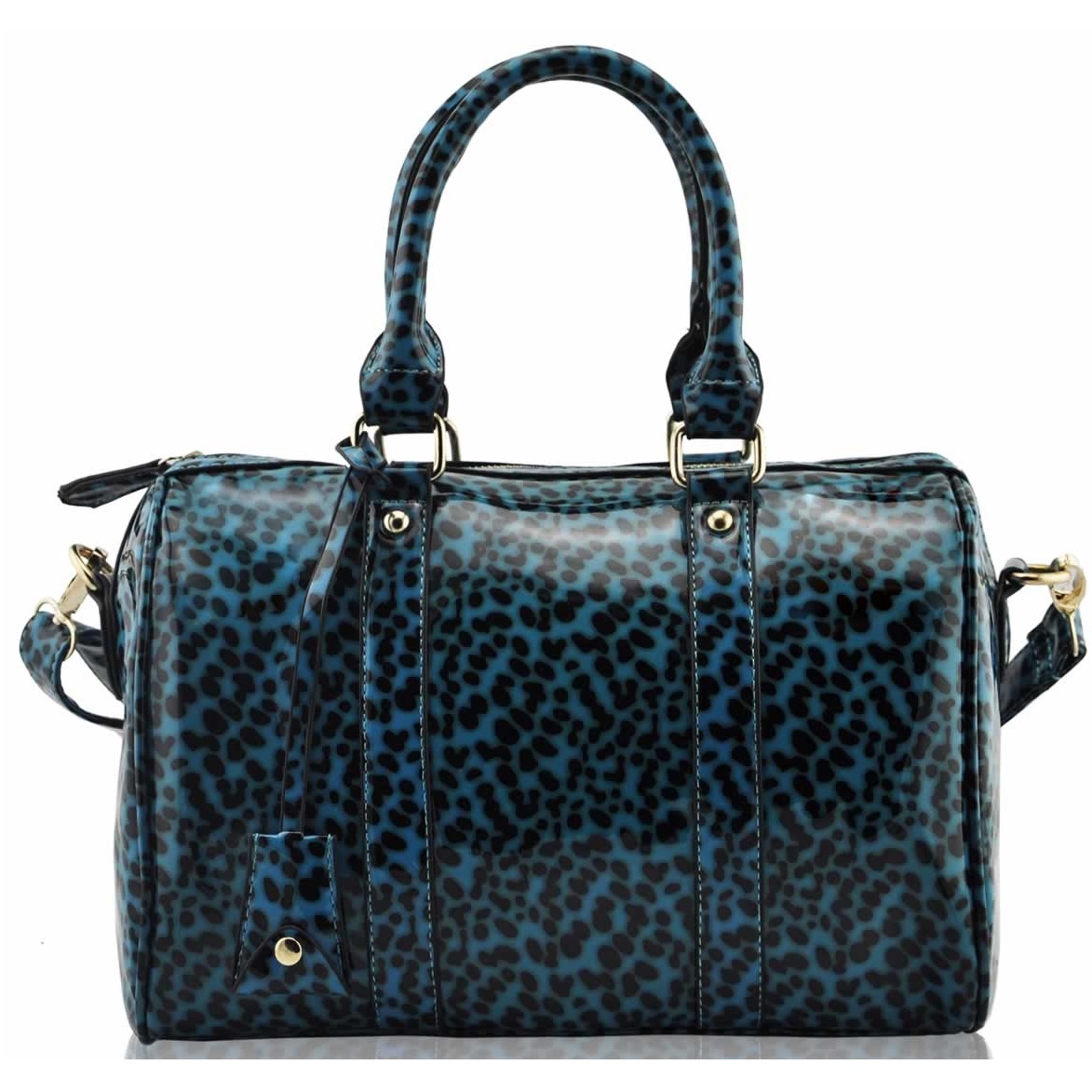 Handtasche LE-4595 - Grün/Schwarz