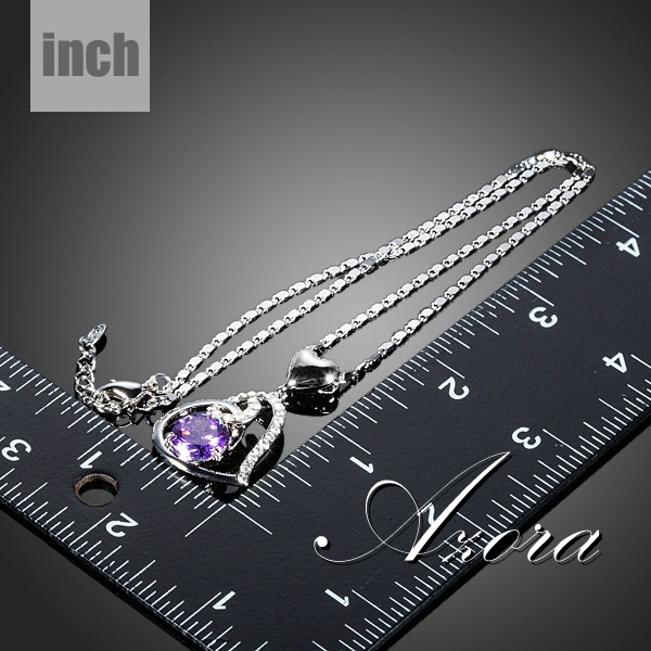 Halskette HE-1332 AZORA - Violett