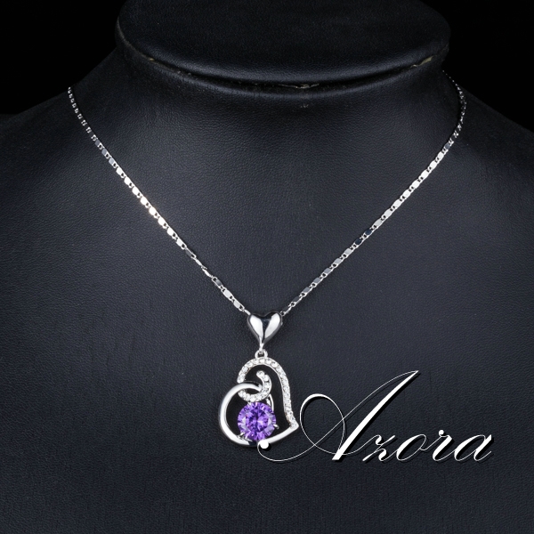 Halskette HE-1332 AZORA - Violett