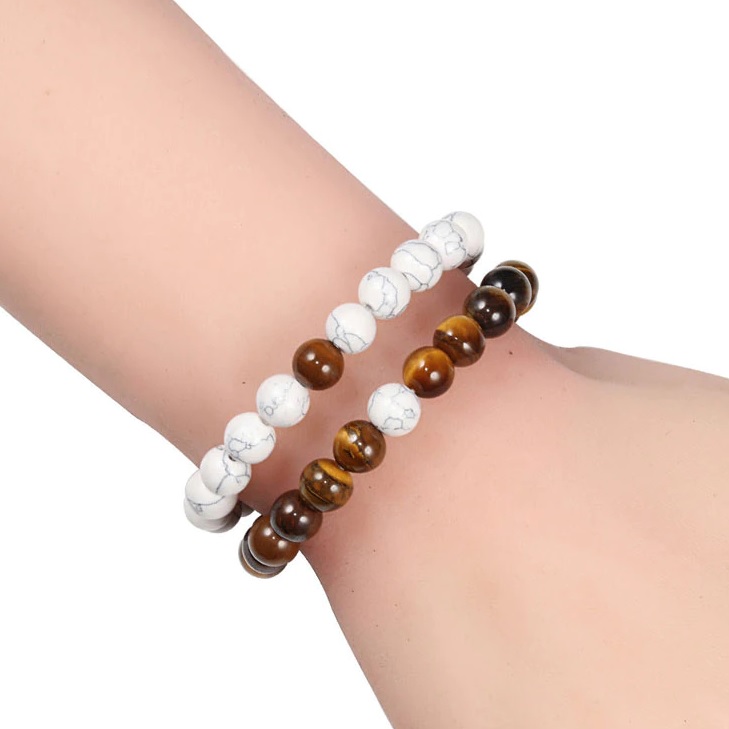 AN-13777 Armbänder - Schwarz/Braun2