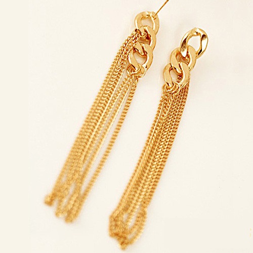 Ohrringe FA-427 - Golden