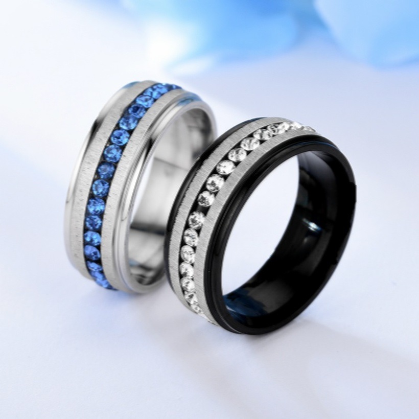 Ring NO-17169 - Silber/Blau/62mm