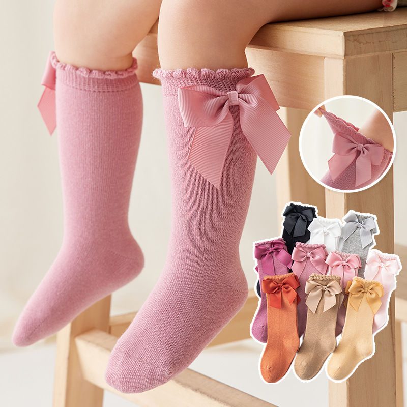 SW-22353 Kinder-Kniestrümpfe - Rosa/XL