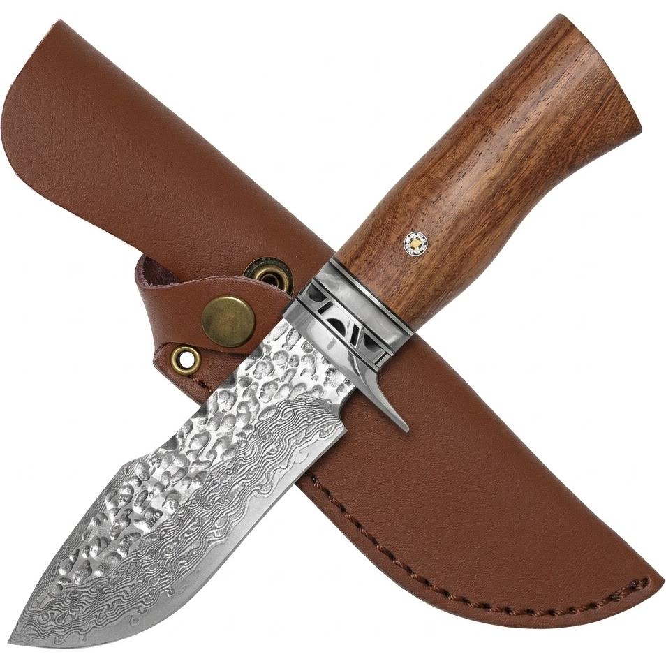 Damaszener Outdoor-Messer YA-42093 - Braun