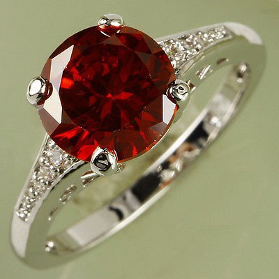 Ring CO-1220 - Silber/Rot/62mm