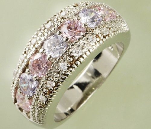 Ring GA-1209 - Silber/Violett - 59mm