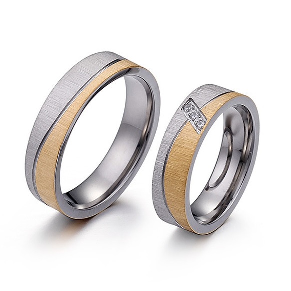 Ring SE-17602 - Silber/Gold/59mm