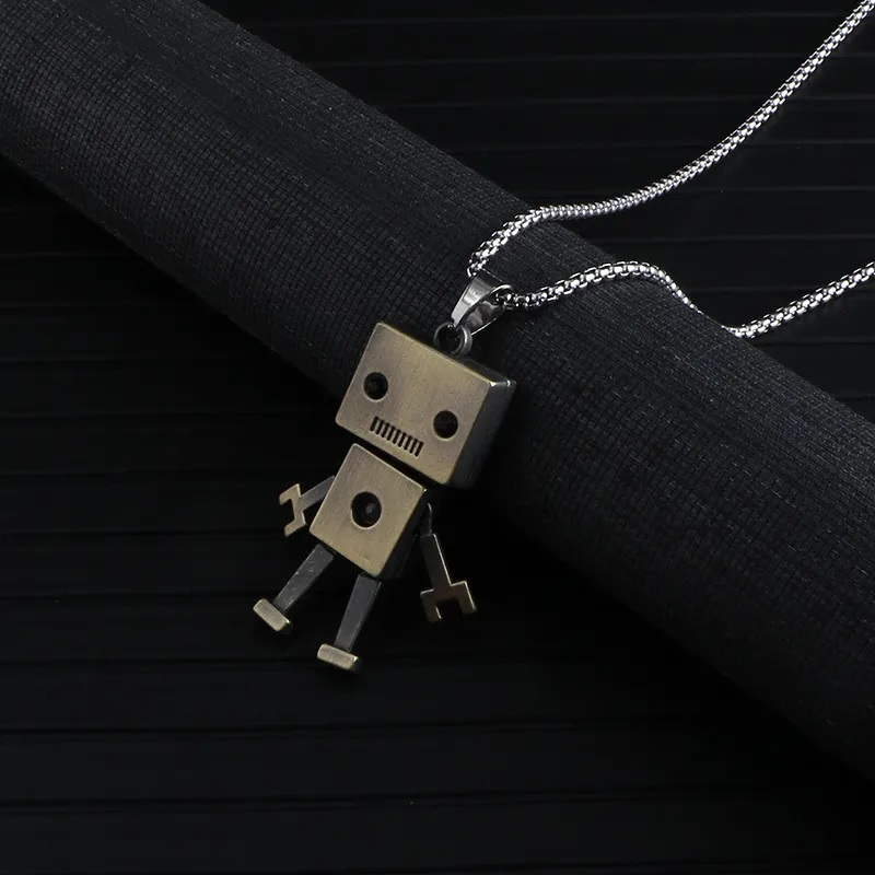 Robot - Halskette - Gold