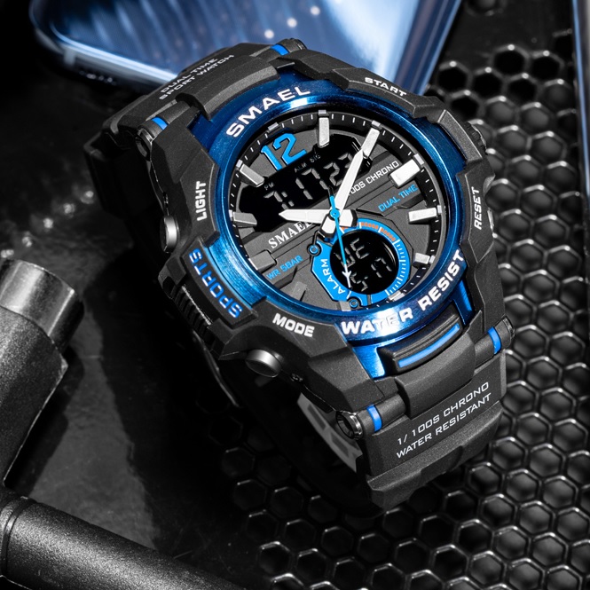 SMAEL EV-6236 Uhr - Schwarz/Blau