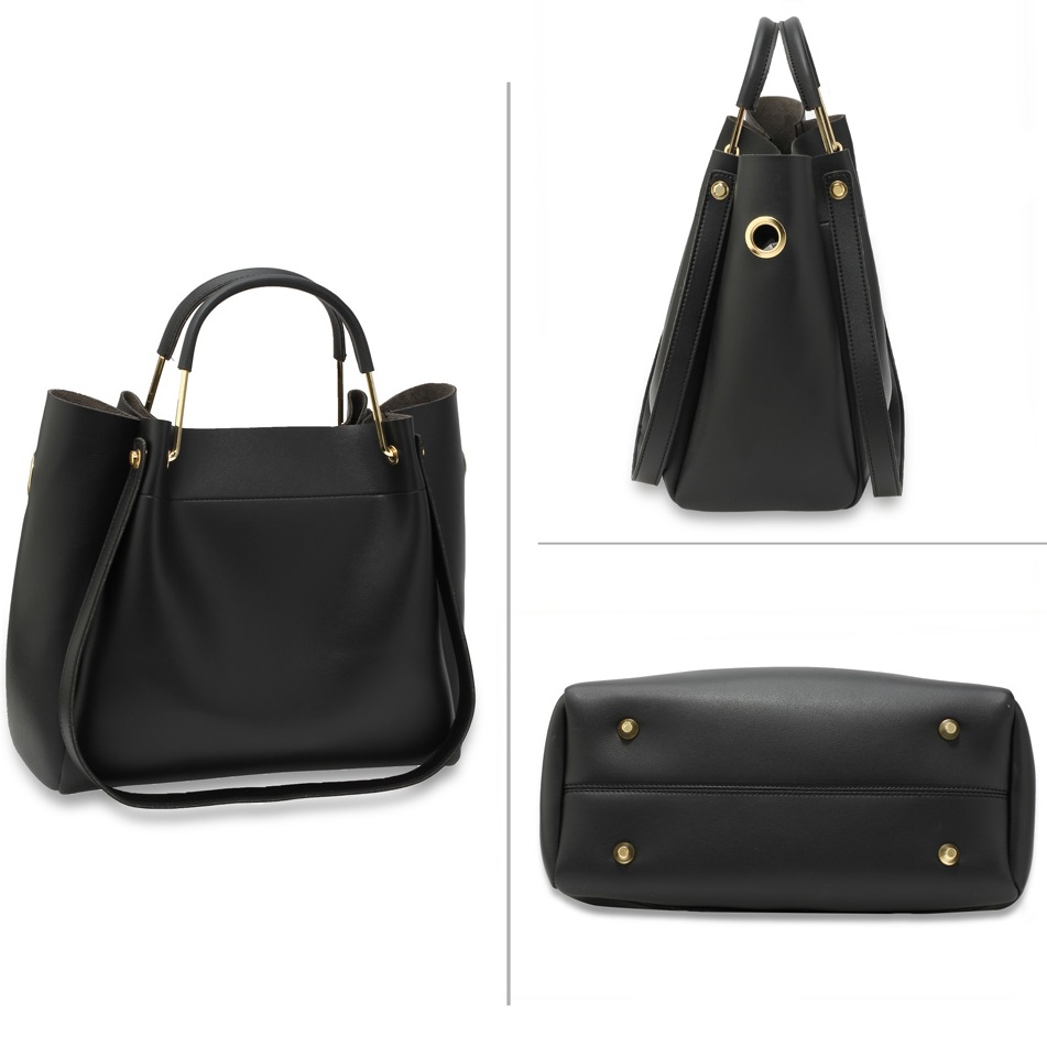 Handtasche TR-4642 - Schwarz/Braun