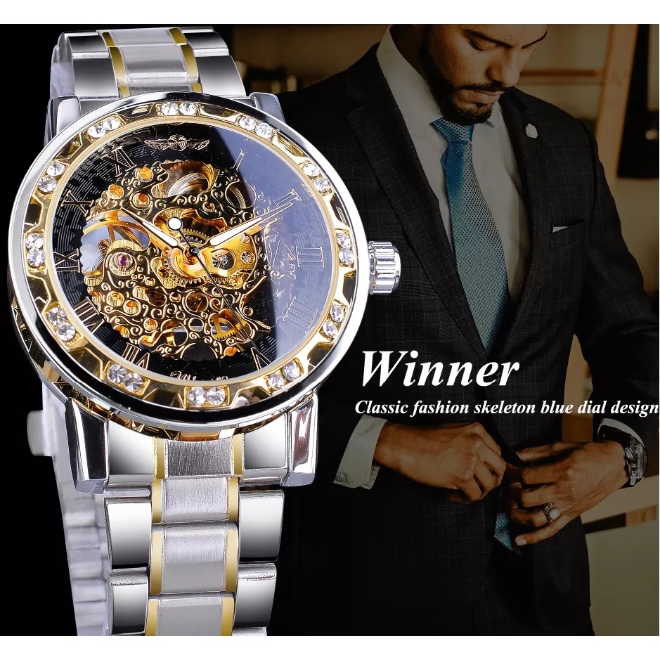 Winner BE-14434 Uhr - Schwarz