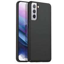 Soft Case Silikonhülle für Samsung Galaxy S21 FE - Schwarz