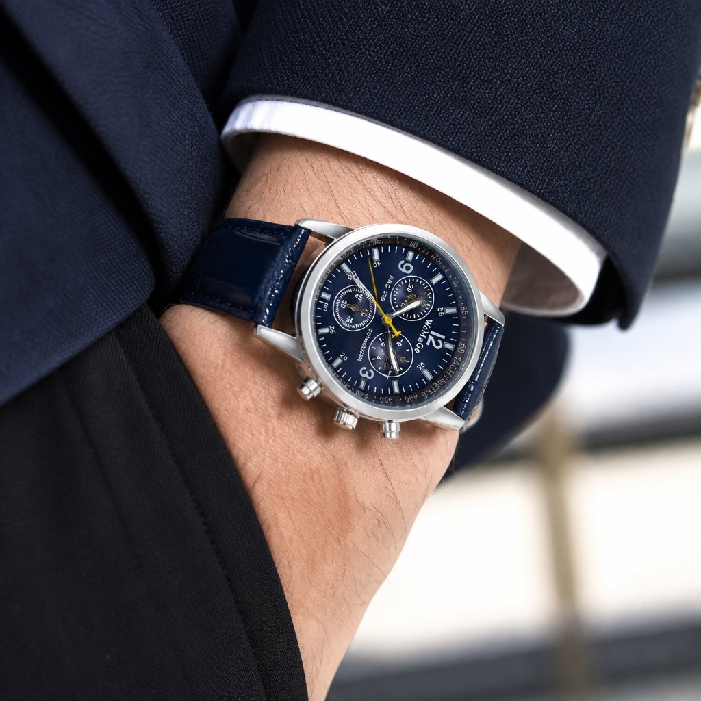DA-14078 Uhr - Dunkelblau