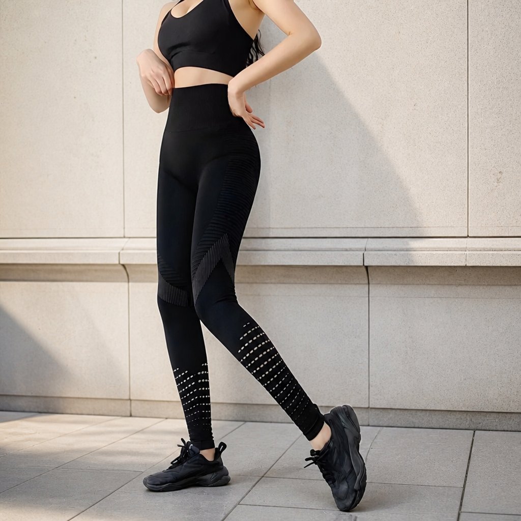 Fitness Leggings - Schwarz/L