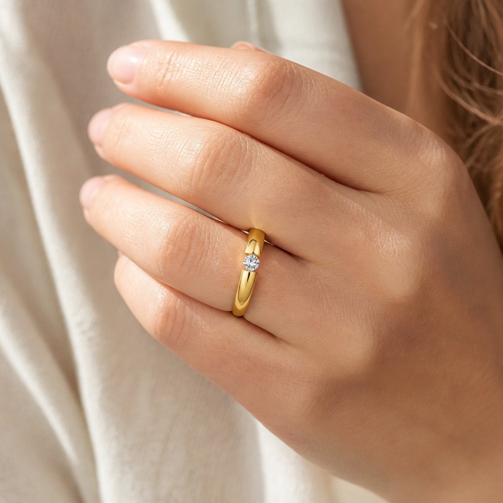 UR-17285 Ring - Golden/57mm